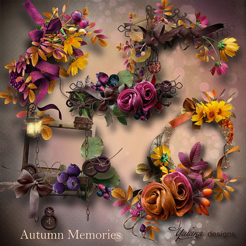 Скрап-набор Autumn memories - «Романтика осени» (full kit)