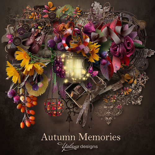 Скрап-набор Autumn memories - «Романтика осени» (full kit)