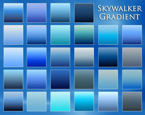 Skywalker - gradients photoshop