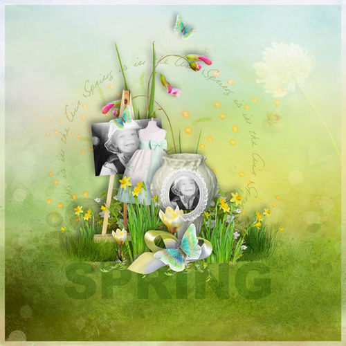 Весенний скрап-набор «Totally Spring» - «Настоящая весна»