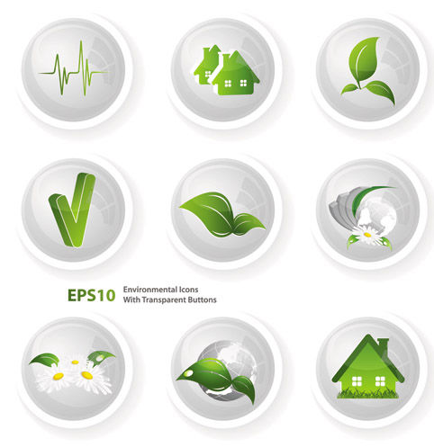 Векторные иконки - Environmental Icons Vector