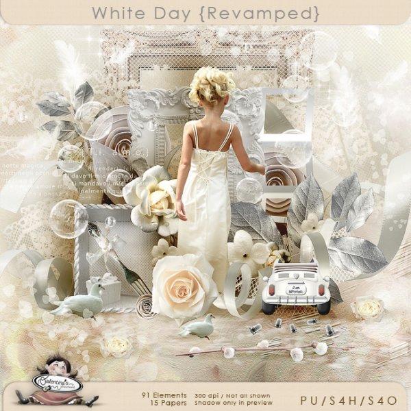 Скрап-набор «White Day» – «Светлый день»