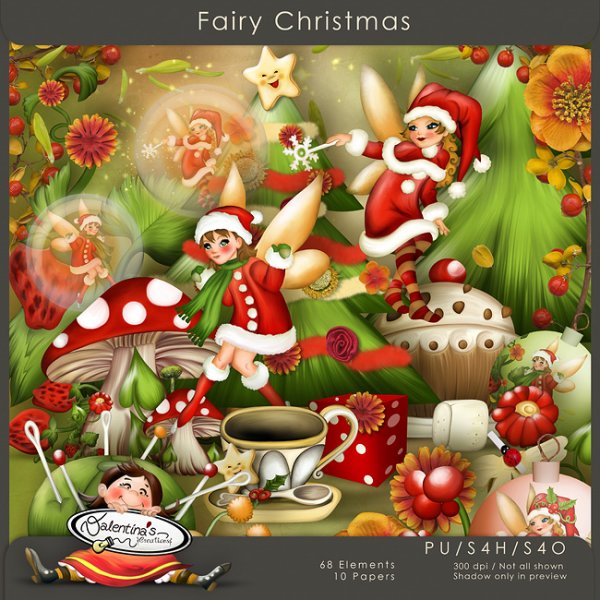 Скрап-набор Fairy Christmas