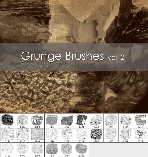 Brushes for Photohop "Гранж"