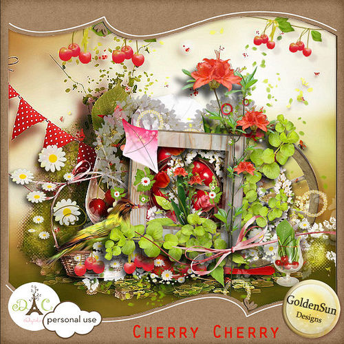 Скрап-набор "Cherry Cherry"