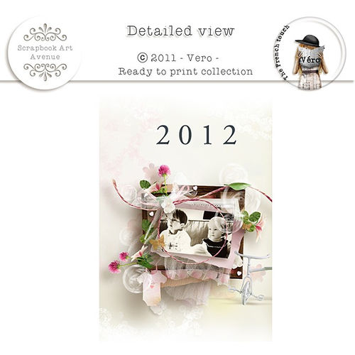 Шаблон для печати "Календарь на 2012 год"