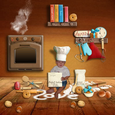 Кулинарный скрап-набор "Радостный кулинар" - "Joy Of Baking"