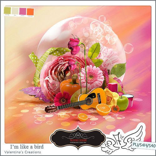 Восхитительный пасхальный скрап-набор "Красивая Пасха"+"Я люблю птиц"