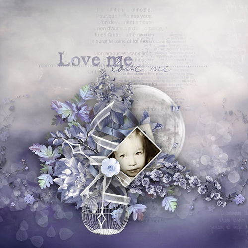 Восхитительный романтический скрап-набор "Ключ от моего сердца" - "" Lelu de mon coeur"