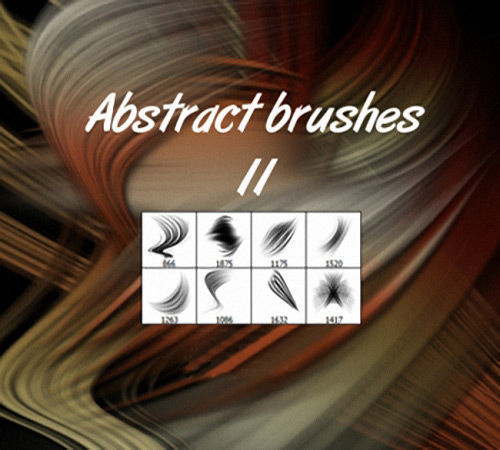 Brushes for Photoshop "Плавные абстрактные разводы"