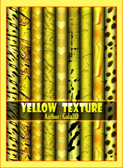 Yellow textures Жёлтые текстуры