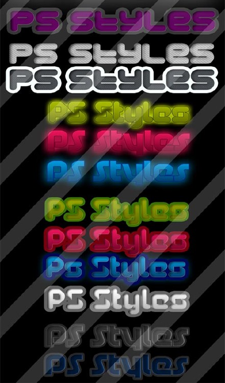 PS styles for photoshop. Стили для фотошопа "Мягкие цвета"
