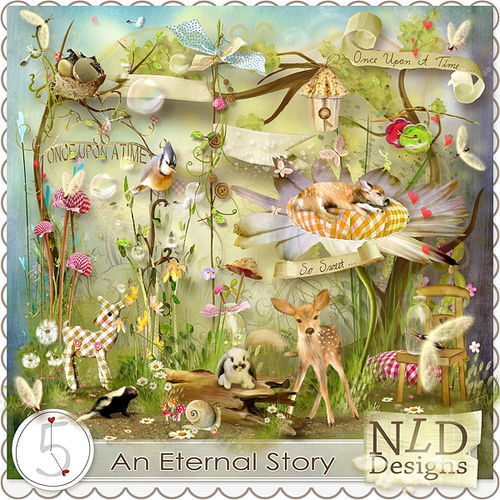Сказочный лесной скрап набор "Вечная история" - "An Eternal Story"
