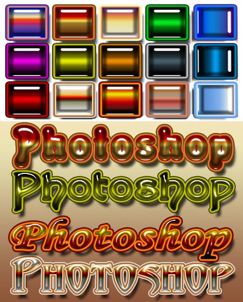 Styles for Photoshop "Удар блестка"