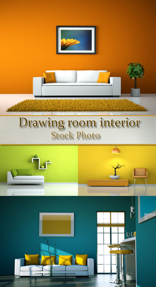 Высококачественные фото "Интерьер гостинной" - "Drawing room interior"