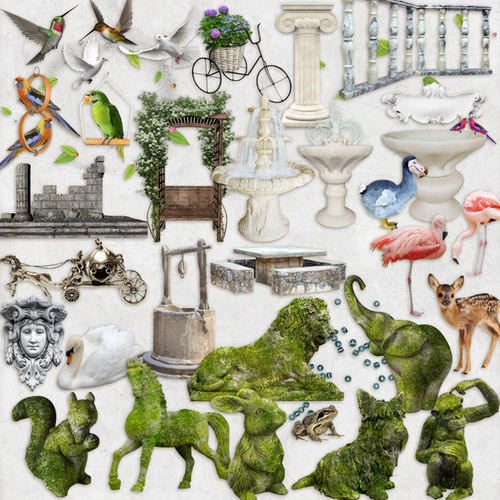 Восхитительный скрап-набор "Версальский сад"