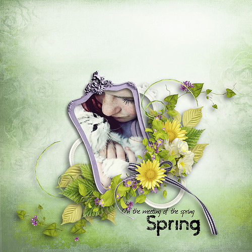 Скрап-набор Tender Spring