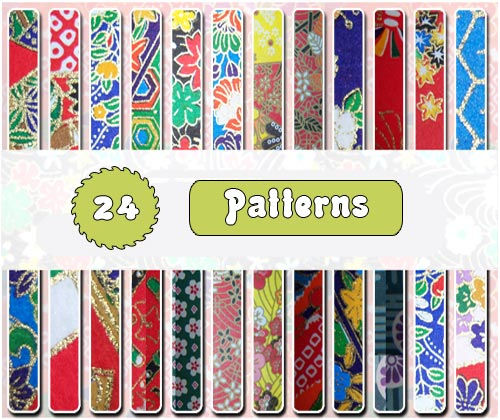24 flower patterns "Разные цветочные текстуры 3"