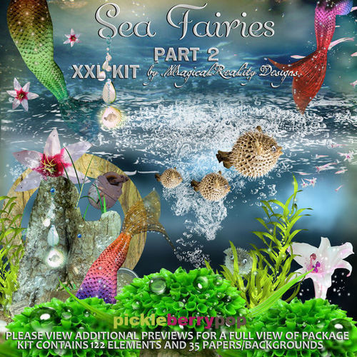 Скрап-набор "Sea Fairies 2"
