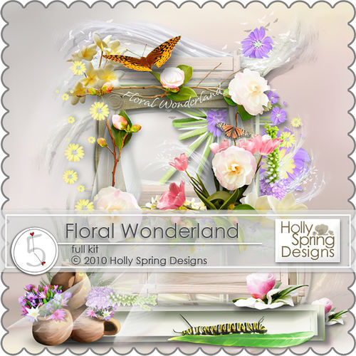 Восхитительный скрап-набор "Floral wonderland"