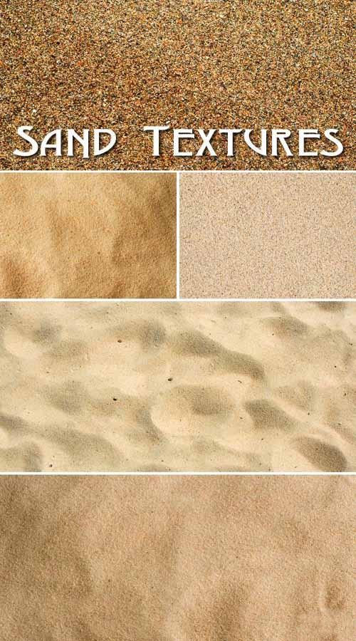 Набор из 5-ти высококачественных песчаных текстур
