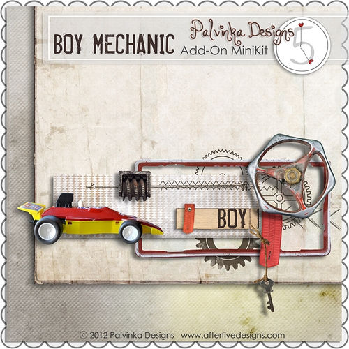 Скрап-набор Boy Mechanic