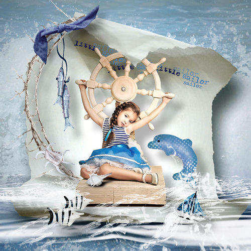 Скрап-набор Little sailor girl