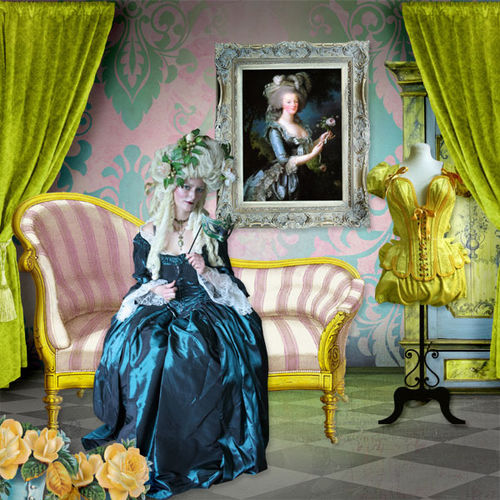 Очаровательный винтажный скрап-набор "Мария Антуанетта"