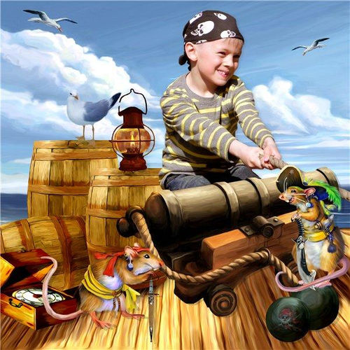 Детский скрап-набор "Пираты"