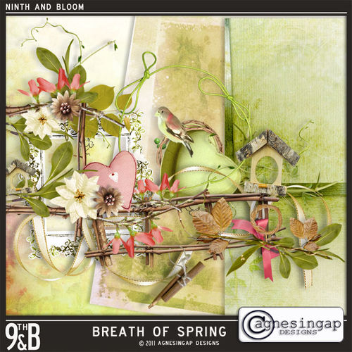 Скрап-набор Breath of spring