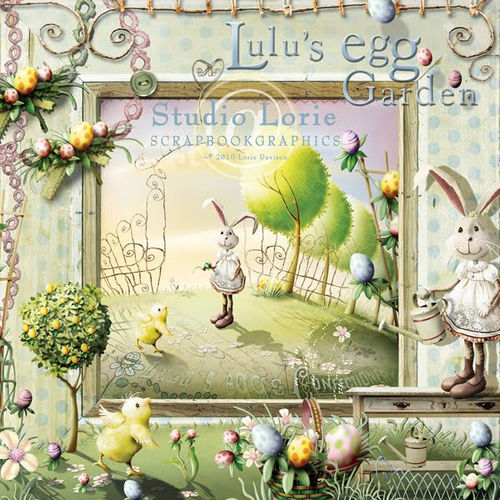 Скрап-набор Lulu's egg garden