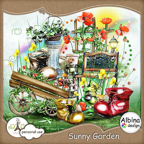 Скрап-набор Sunny Garden