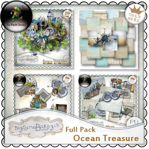 Скрап-набор Ocean Treasure