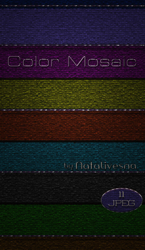 Цветные текстуры для Adobe Photoshop "Мозаика"