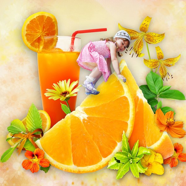 Скрап-набор Orangeade