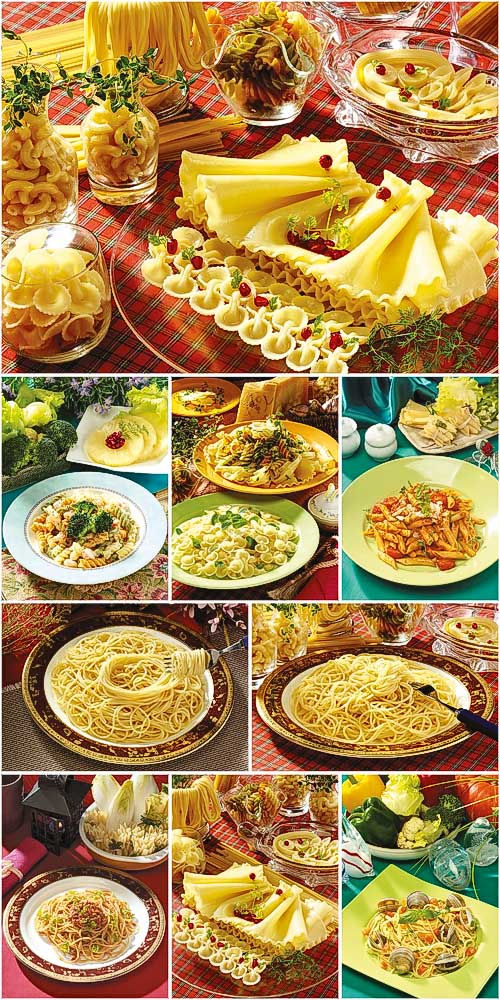Высококачественный растровый клипарт "Spaghetti, Pasta"