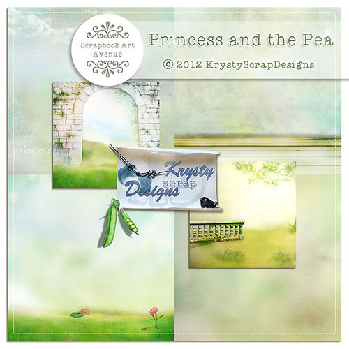 Скрап-набор Princess and the pea
