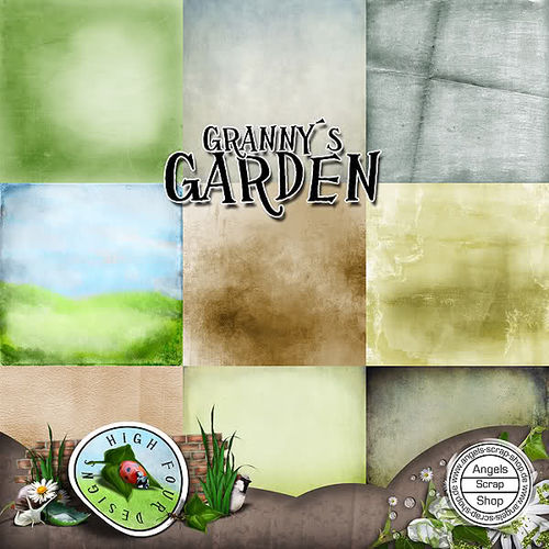 Скрап-набор "Grannys garden"