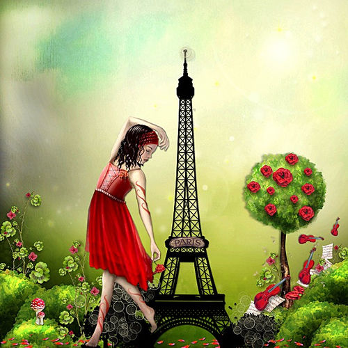 Скрап-набор Love In Paris