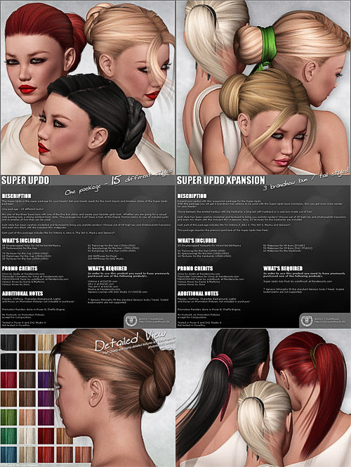 Super Updo Hair Pack & XPansion