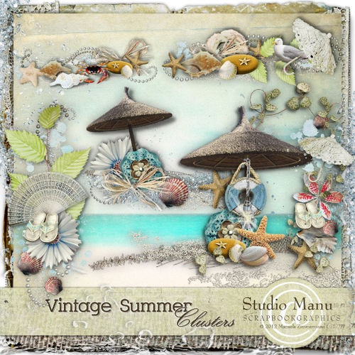 Скрап-набор "Vintage Summer"