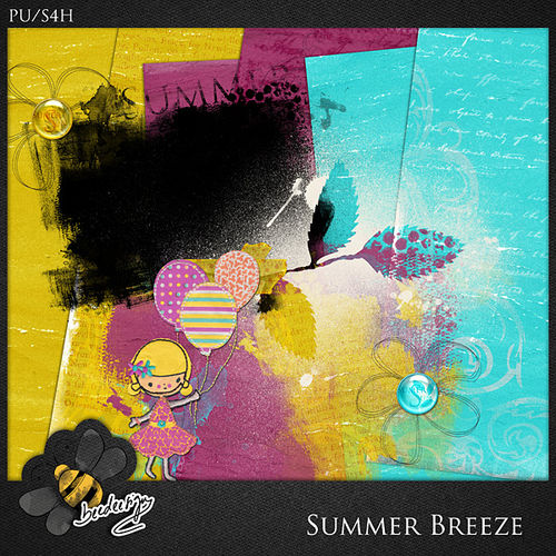 Скрап-набор "Summer Breeze" (blogtrain)