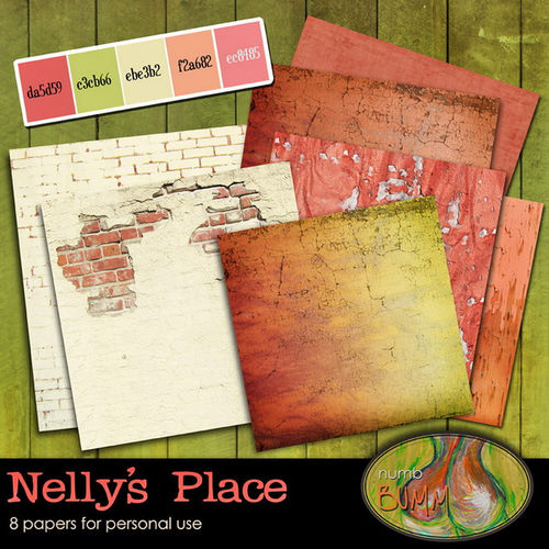 Скрап-набор "Nellie`s place"