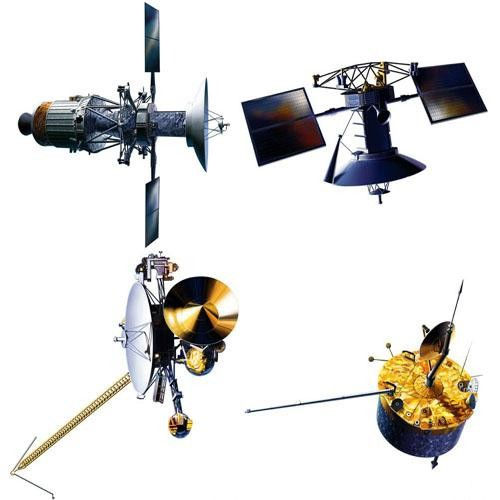 Коллекция искусственных спутников в PSD