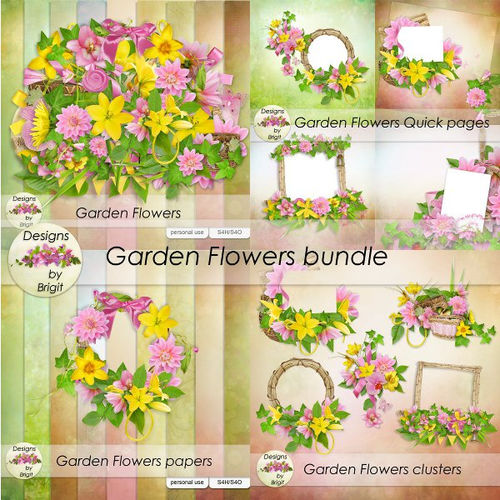Скрап-набор Garden Flowers