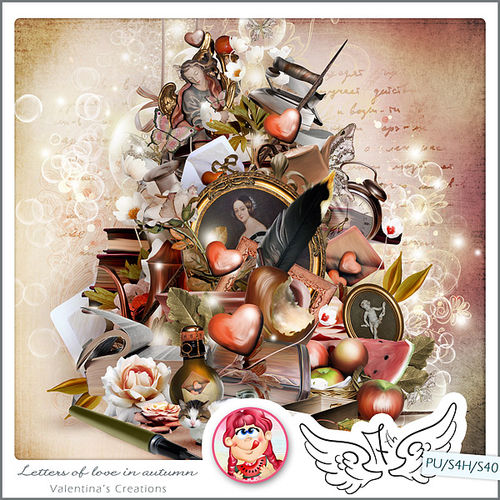 Scrap kit Letters Of Love In Autumn