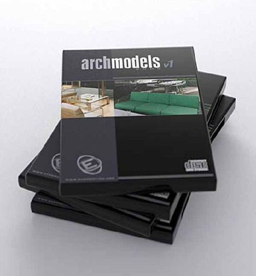 3d модели кресел, диванов, стульев, журнальных столиков, кроватей - Archmodels vol. 1