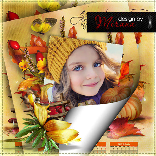 Осенний фотоальбом и календарь на 2013 год - Краски осени