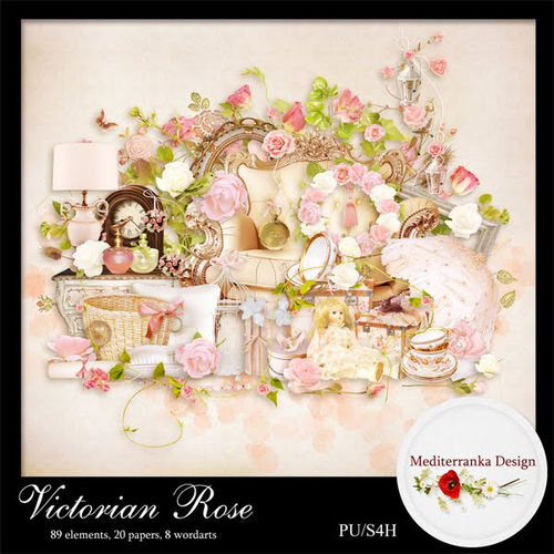 Скрап-набор Victorian Rose