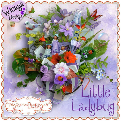 Скрап-набор - Little Ladybug